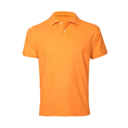 Shirt Polo S/S Poly Cotton Neon Orange Medium Biz_90011912_P2100-O-M