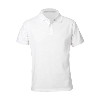 Shirt Polo Men S/S Poly Cotton Neon White 3XL Biz_477881_p2100-wht-3xl