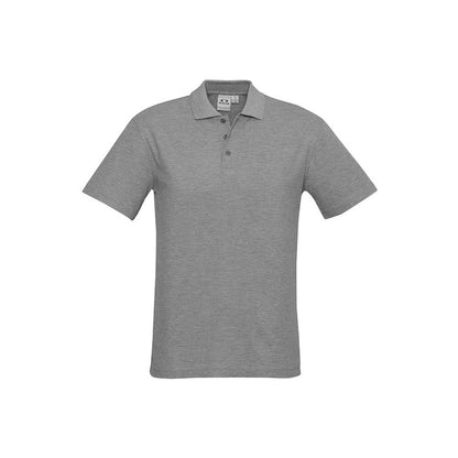Crew Polo Shirt Large Mens Grey Marle_510659_P400MS-GREYMARLE-LARGE