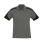 Mens Talon Mesh Polo Ash/Black - 3XL_36021066_P401MS-ASH/BLK-3XL