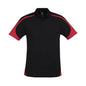 Shirt Polo S/S Polyester Biz Cool Talon Black/Red 2XL Biz_228630_P401MS-BLK/RED-2XL