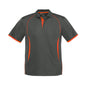 Shirt Polo Kids S/S Polyester Biz Cool Razor GREY/FLOR16 Biz 416851 P405KS-GRY/ORA-16