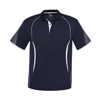Shirt Polo Kids S/S Polyester Biz Cool Razor Navy/White 4 Biz 281720 P405KS-NAV/WHT-4