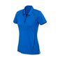 Shirt Polo Womens S/S Polyester Biz Cool Cyber Royal/Silver 10 Biz 445561 P604LS-ROY/SILV-10