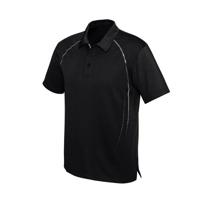Cyber Mens Polo Black/Silver - L 36018121 P604MS-BLK/SLV-L