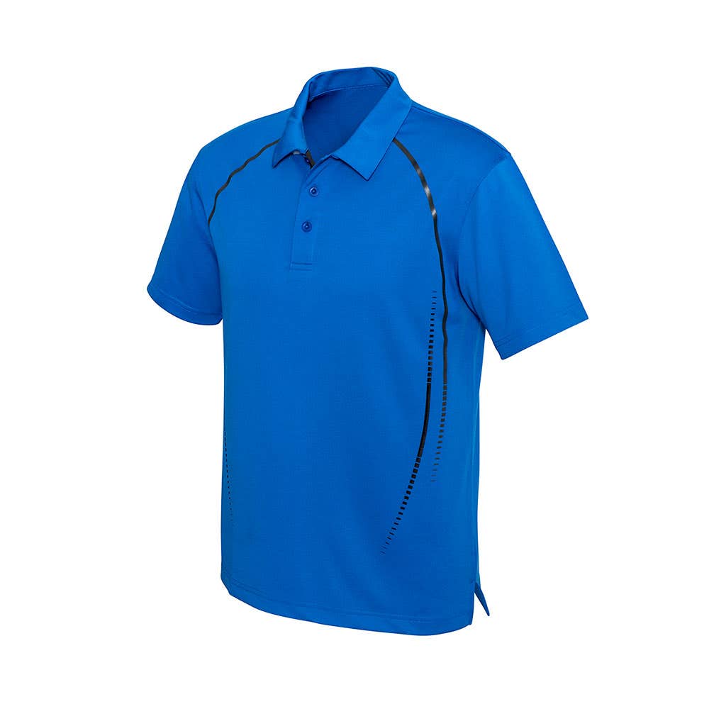 Shirt Polo S/S Polyester Biz Cool Cyber Royal/Silver 2XL Biz 445559 P604MS-ROY/SILV-2XL