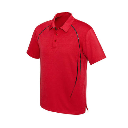 Shirt Polo S/S Polyester Biz Cool Cyber Red/Silver 2XL Biz 518300 P604MS-RED/SIL-2XL