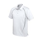 Cyber Mens Polo White/Silver - L 36018126 P604MS-WS-L