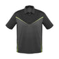 Shirt Polo S/S Polyester Biz Cool Victory Grey/Ash/Fluoro Yellow 5XL Biz 291667 P606MS-GRY/ASH/YEL-5XL