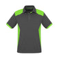Shirt Polo S/S Micro Polyester Biz Cool Rival Grey / Fluoro Lime 3XL  Biz_474024_P705MS-GRY/LIME-3XL