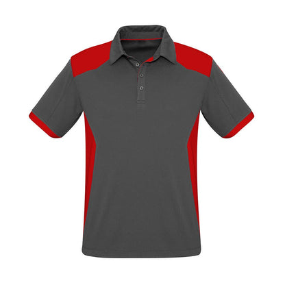 Shirt Polo S/S Micro Poly 145gsm Biz Cool Rival Grey/Red Small Biz_40012512_P705MS-GRY/RED-S