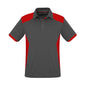 Shirt Polo S/S Micro Poly 145gsm Biz Cool Rival Grey/Red Small Biz_40012512_P705MS-GRY/RED-S