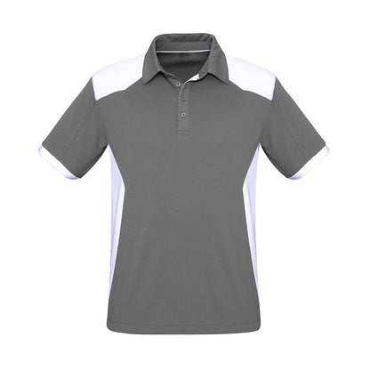 Polo Mens Rival Grey/White - 2XL_36018146_P705MS-GRY/WHT-2XL