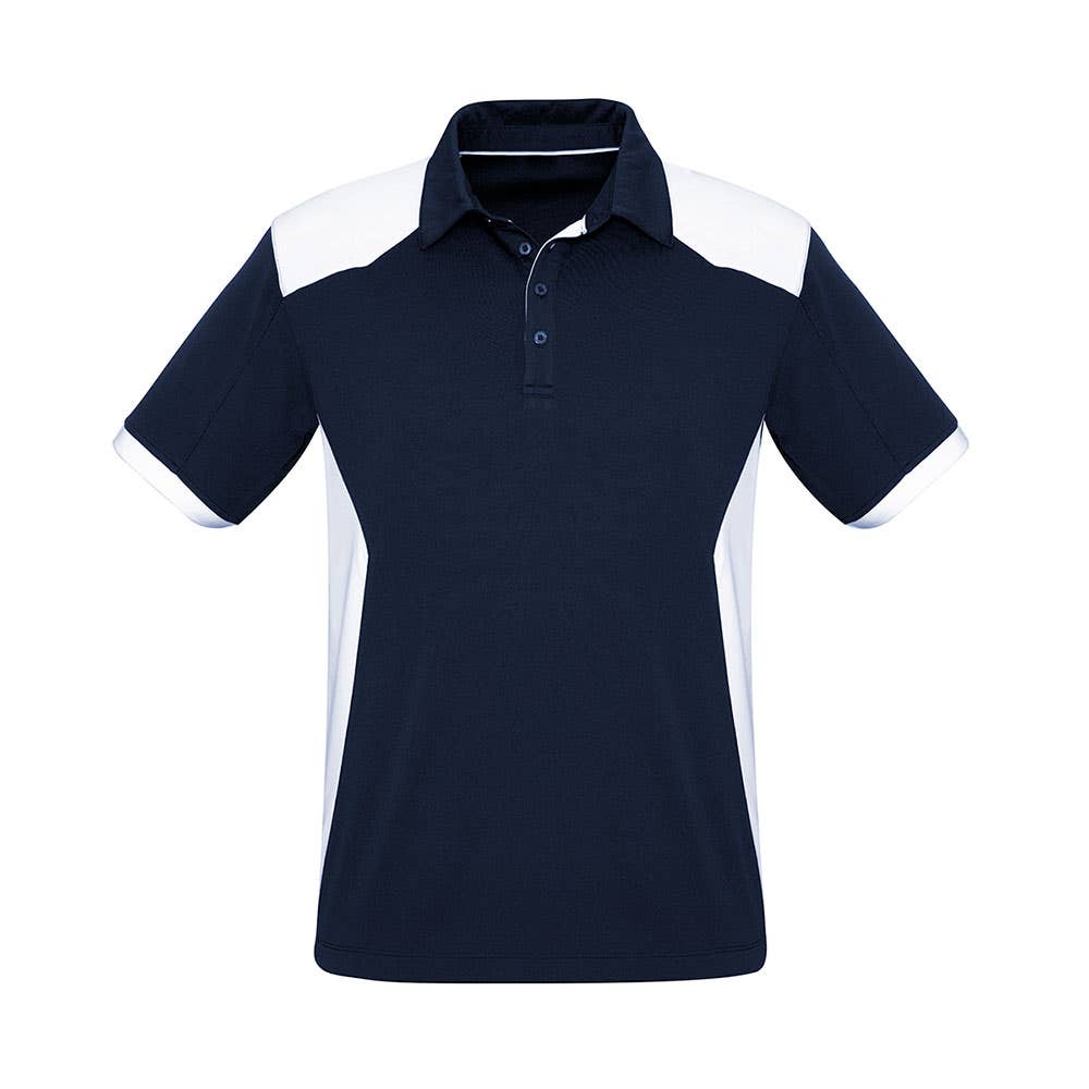 Rival Mens Polo Navy/White - S_36018150_P705MS-NAV/WHT-S