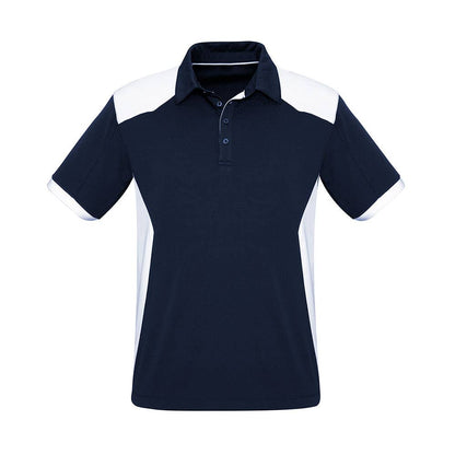 Rival Mens Polo Navy/White - S_36018150_P705MS-NAV/WHT-S