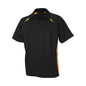 Splice Polo Shirt Mens Black/Gold - L 36018159 P7700-BLK/GLD-L
