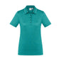 Ladies Aero Polo Micro Polyester- Teal - 12_526860_P815LS-TEAL-12