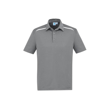 P901MS Sonar S/S Panel Polo Shirt Silver/White 5XL_40036425_P901MS-S/W-5XL