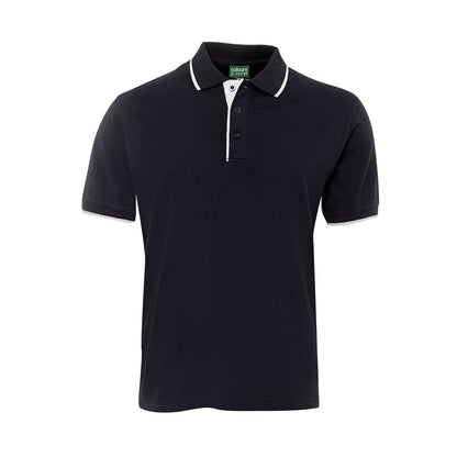 Shirt Polo S/S Cotton 2CT Navy/White 2XL JB's Wear 213552 2CT-NAV/WHT-2XL