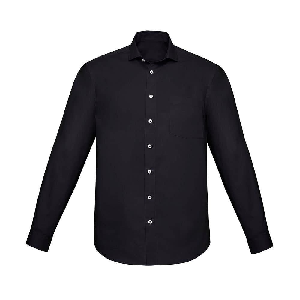 Men's Shirt Charlie L/S Classic Fit Black Size 2XL_500508_RS968ML-BLACK-2XL