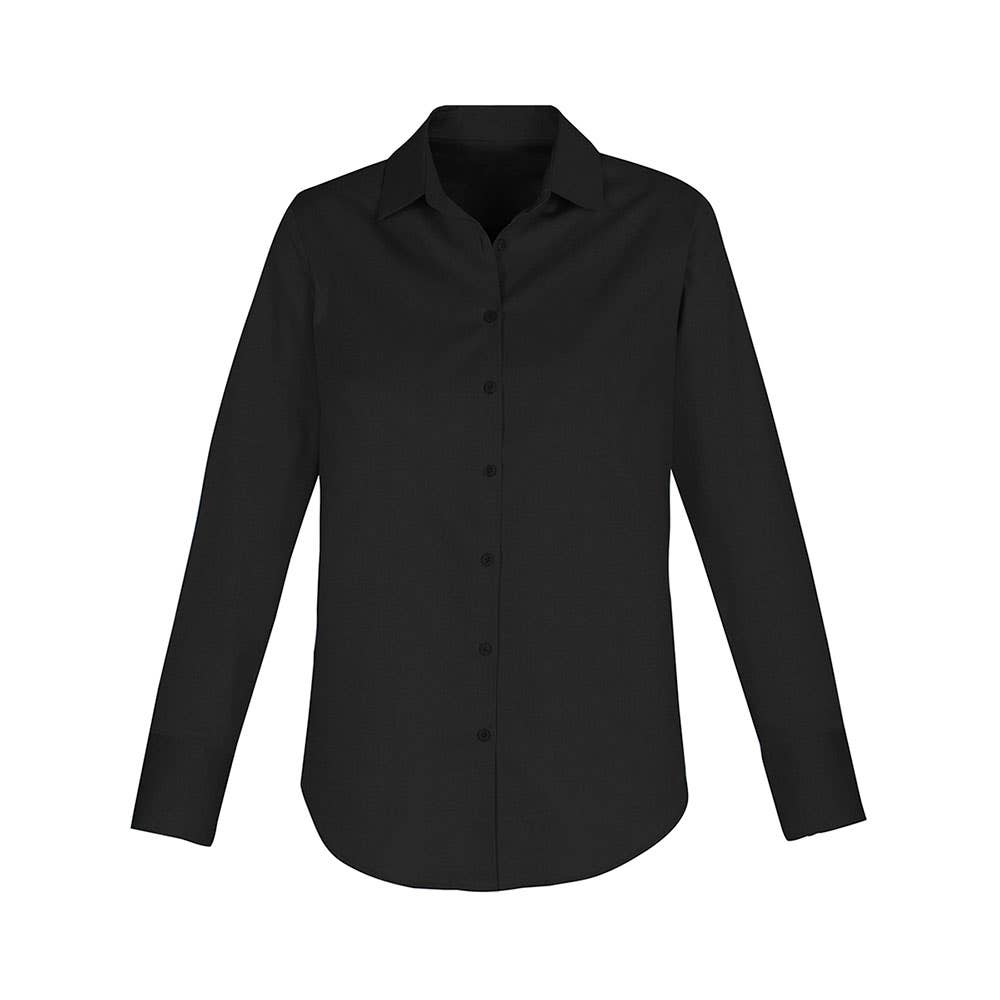 Shirt Camden Ladies Long Sleeve 10 Black 521403 S016LL-BK-10