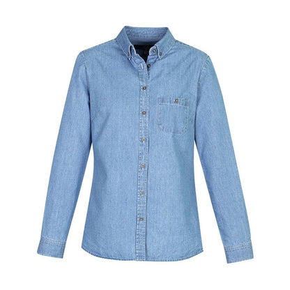 Indie Ladies Long Sleeve Shirt BLUE SIZE 10 509907 S017L-12-BLU