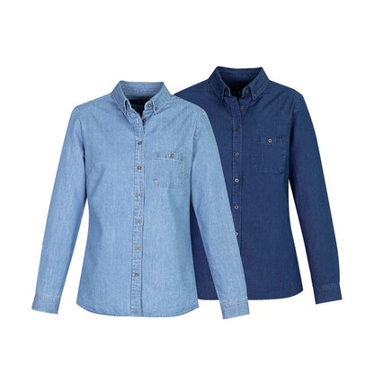 S017LL Indie Ladies Long Sleeve Shirt 160gsm S017LL