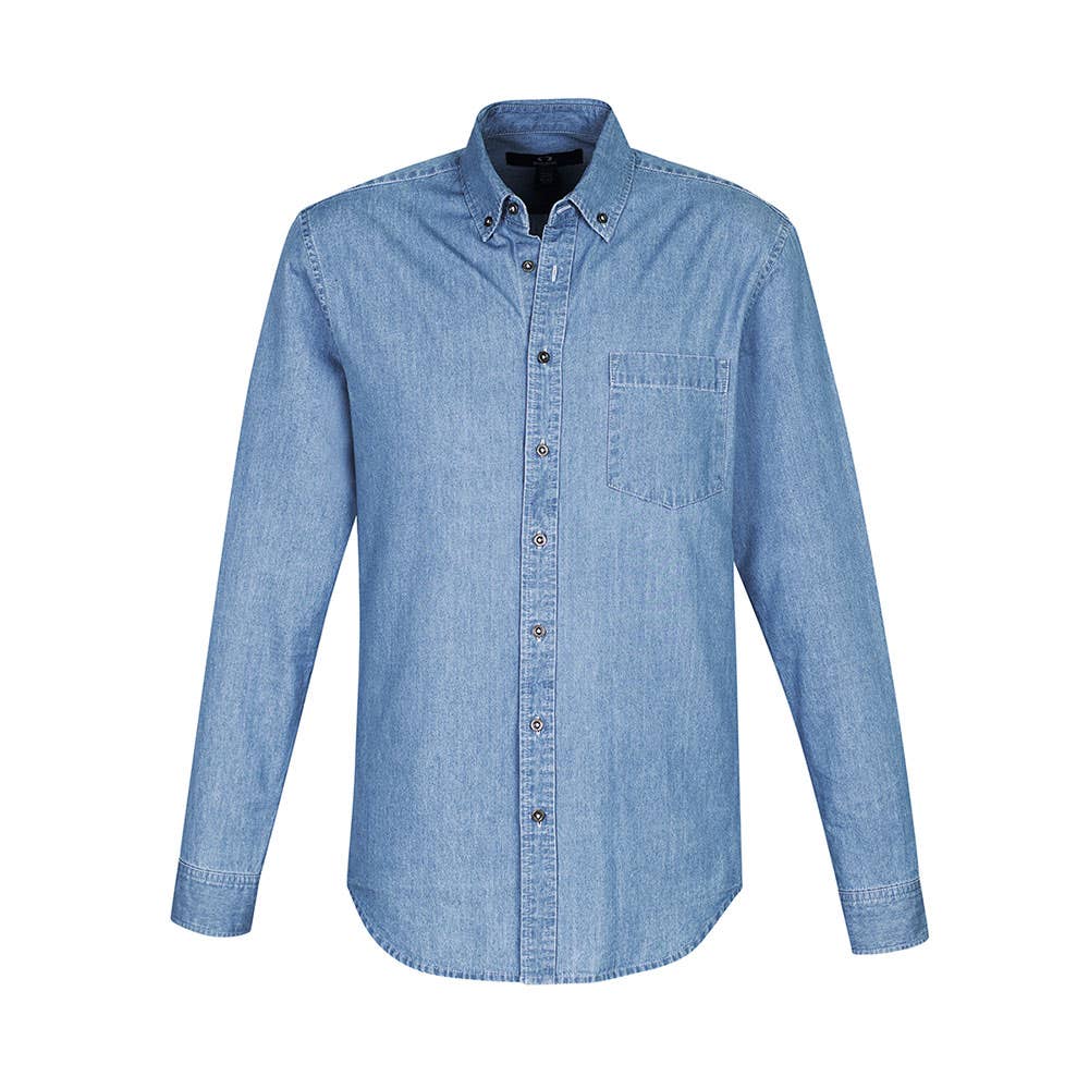 INDIE MENS LONG SLEEVE SHIRT BLUE 2XL S017ML 535574 S017ML-BLU-2XL