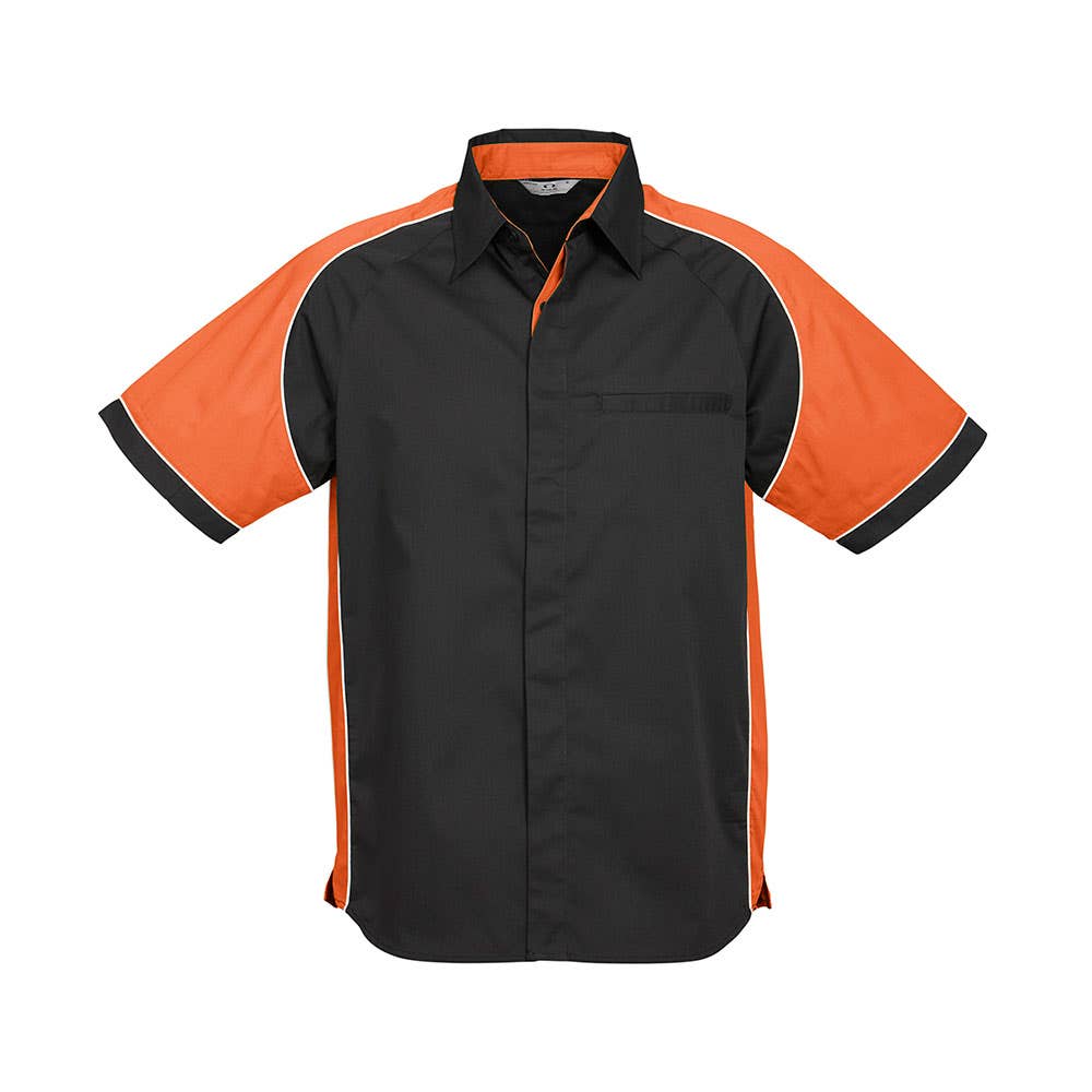 Mens Nitro Shirt Black/Orange/White 2XL 532616 S10112-BLAK/ORG/WHT-2XL