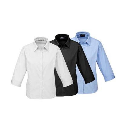 S10521 Ladies Base 3/4 Sleeve Shirt_S10521