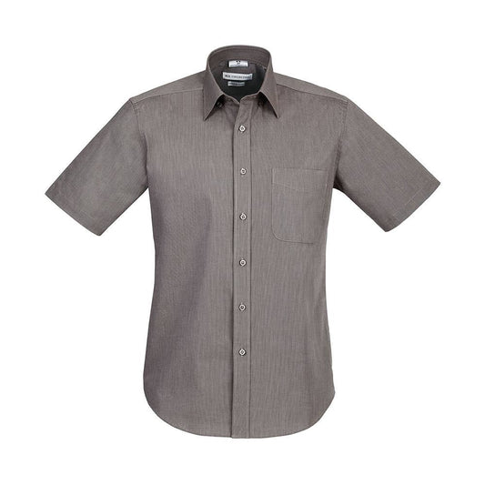 Chevron Mens Short Sleeve Shirt M Graphite 277320 S122MS-GRAPH-M NLA
