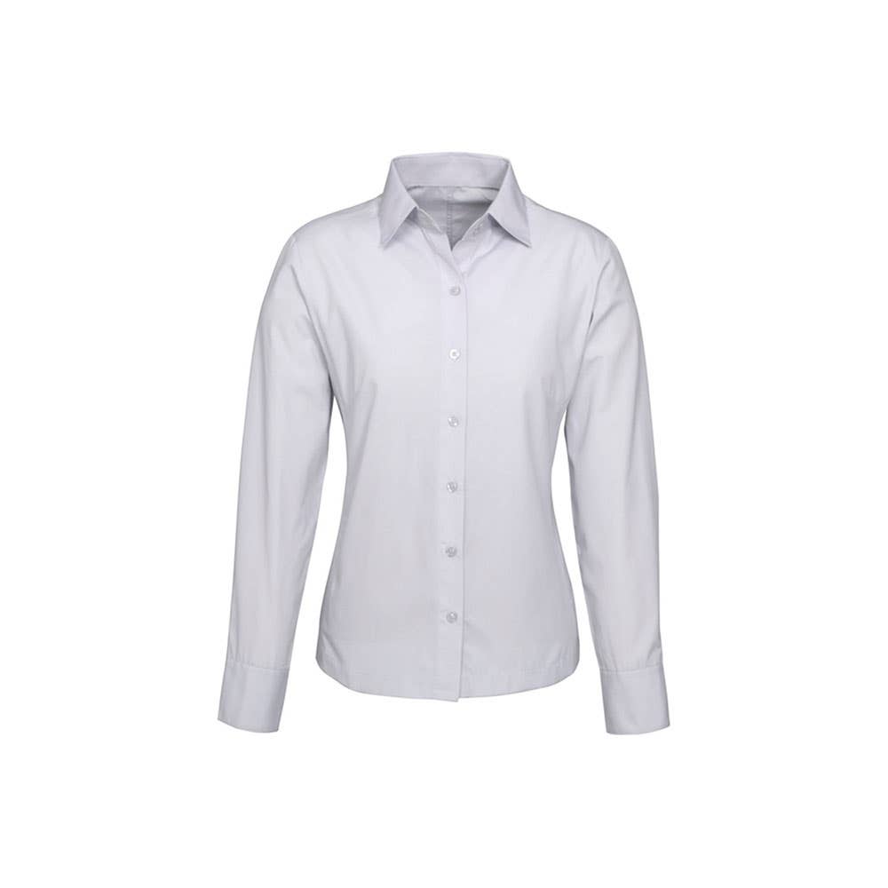 Ambassador Shirt L/S Ladies Silver/Grey - 16 36018617 S29520-SIL-16