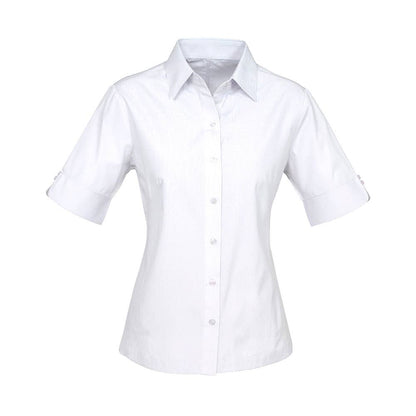Ambassador Shirt Ladies S/S - White - 18 503184 S29522-WHT-18