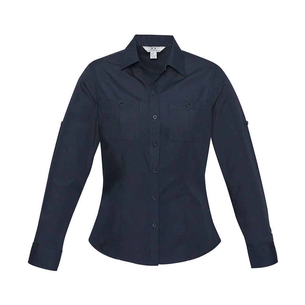 Ladies Bondi Long Sleeve Shirt S306LL 10 NAVY_482508_S306LL-NAV-10