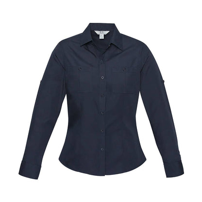 Ladies Bondi Long Sleeve Shirt S306LL 10 NAVY_482508_S306LL-NAV-10