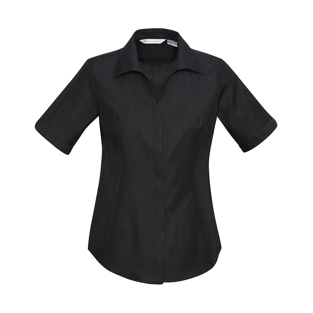 Preston Shirt Ladies S/S Black - 20 36018681 S312LS-BLK-20