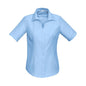 Preston Shirt Ladies S/S Blue - 12 36018682 S312LS-BLU-12