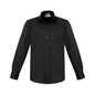 Shirt L/S Cotton Poly Elastane Monaco Black 2XL Biz BAE Logo 50106141 BAE S770ML-BLK-2XL