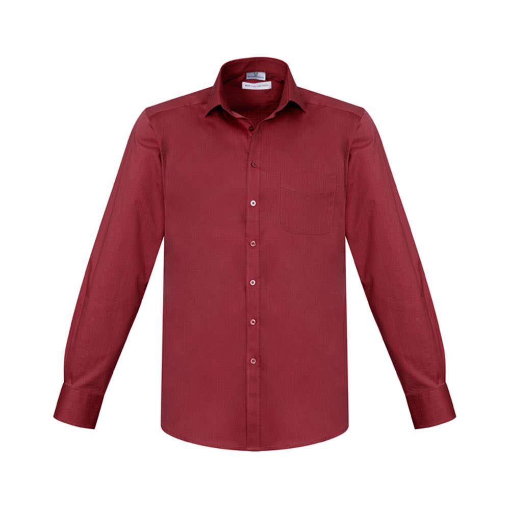 Shirt L/S Poly Cotton Rich Monaco Cherry 3XL Biz_450842_S770ML-CHE-3XL