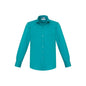 Shirt L/S Poly Cotton Rich Monaco Teal 2XL Biz_450850_S770ML-TEAL-2XL