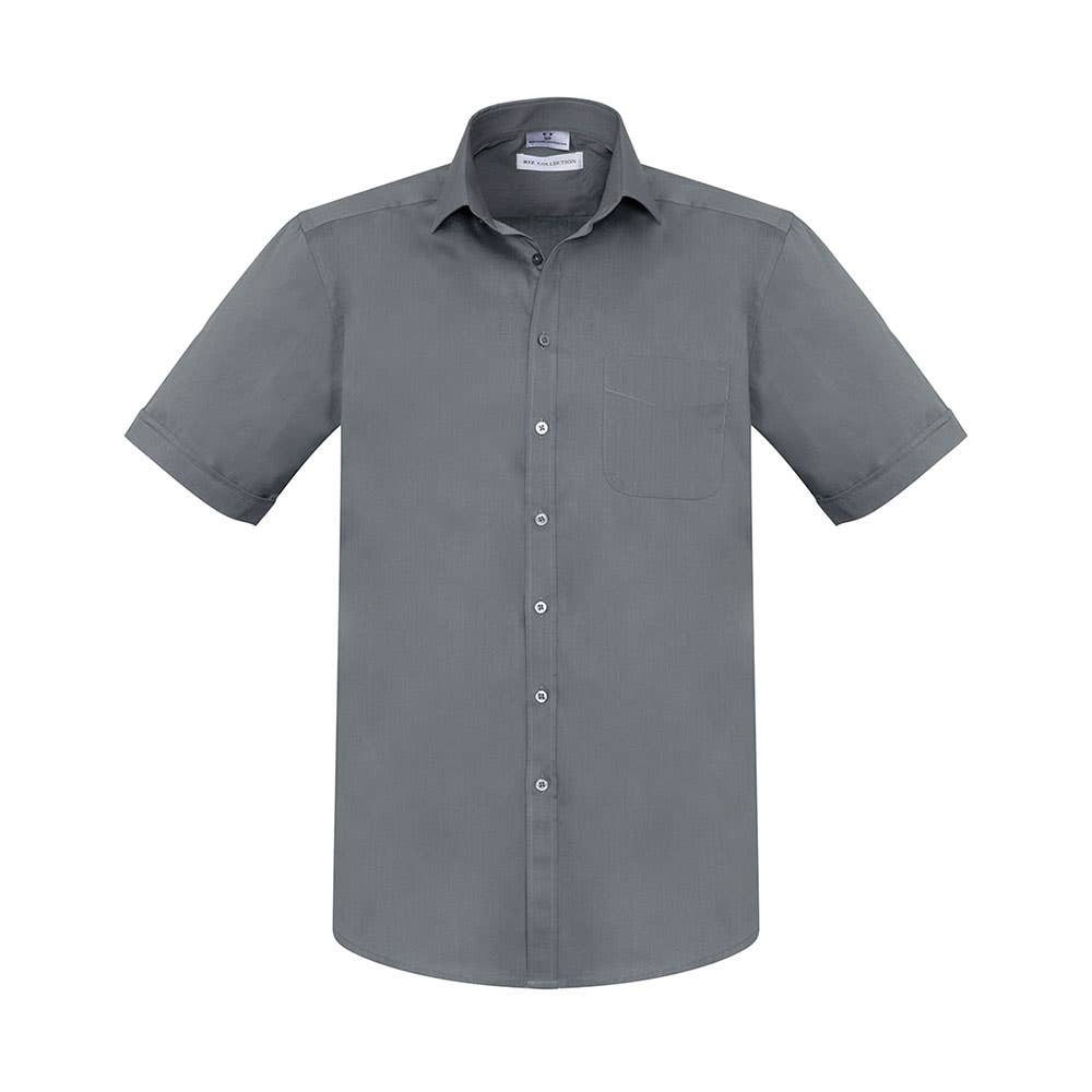 Monaco Mens S/S Shirt - Platinium - S 36018850 S770MS-PLA-S