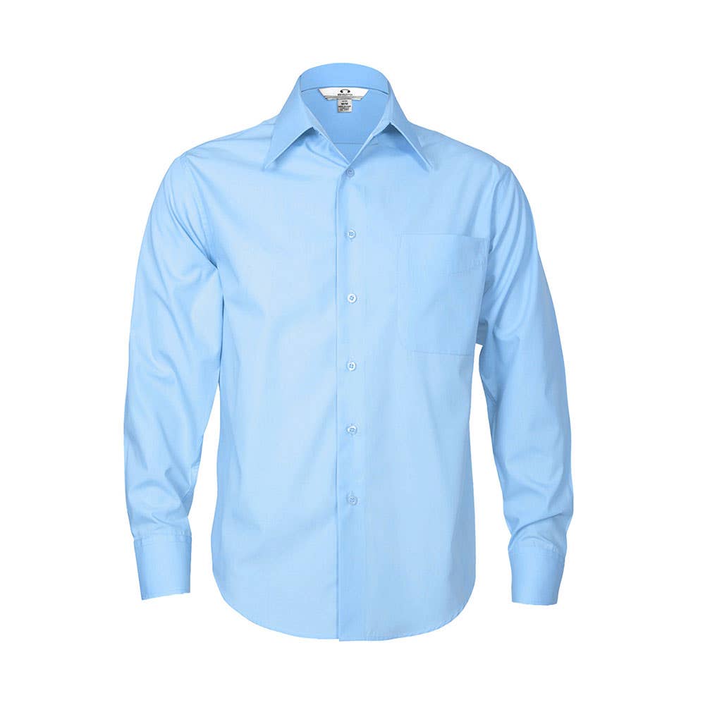 Shirt L/S Poly Cotton Poplin Metro Sky 2XL Biz_79905716_SH714-SKY-2XL