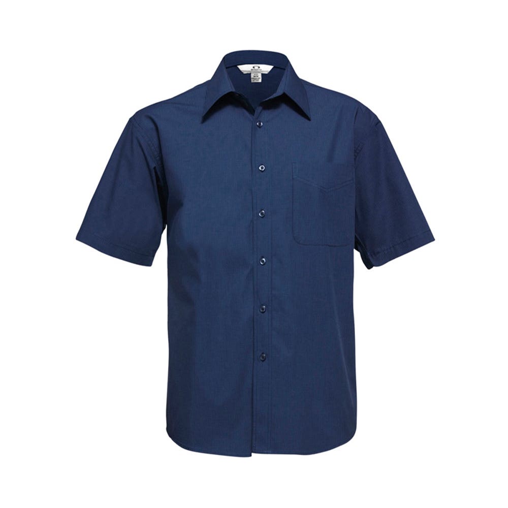 SH817 Micro Check Short Sleeve Shirt SH817