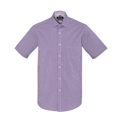 Mens Newport S/S Shirt - 2XL 36015319 42522-PUR-2XL