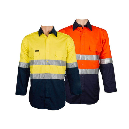 DS2161T1 L/S 180gsm Taped Shirt With Kevlar&reg; Sleeves Infrabuild GFG GFGWF590KT