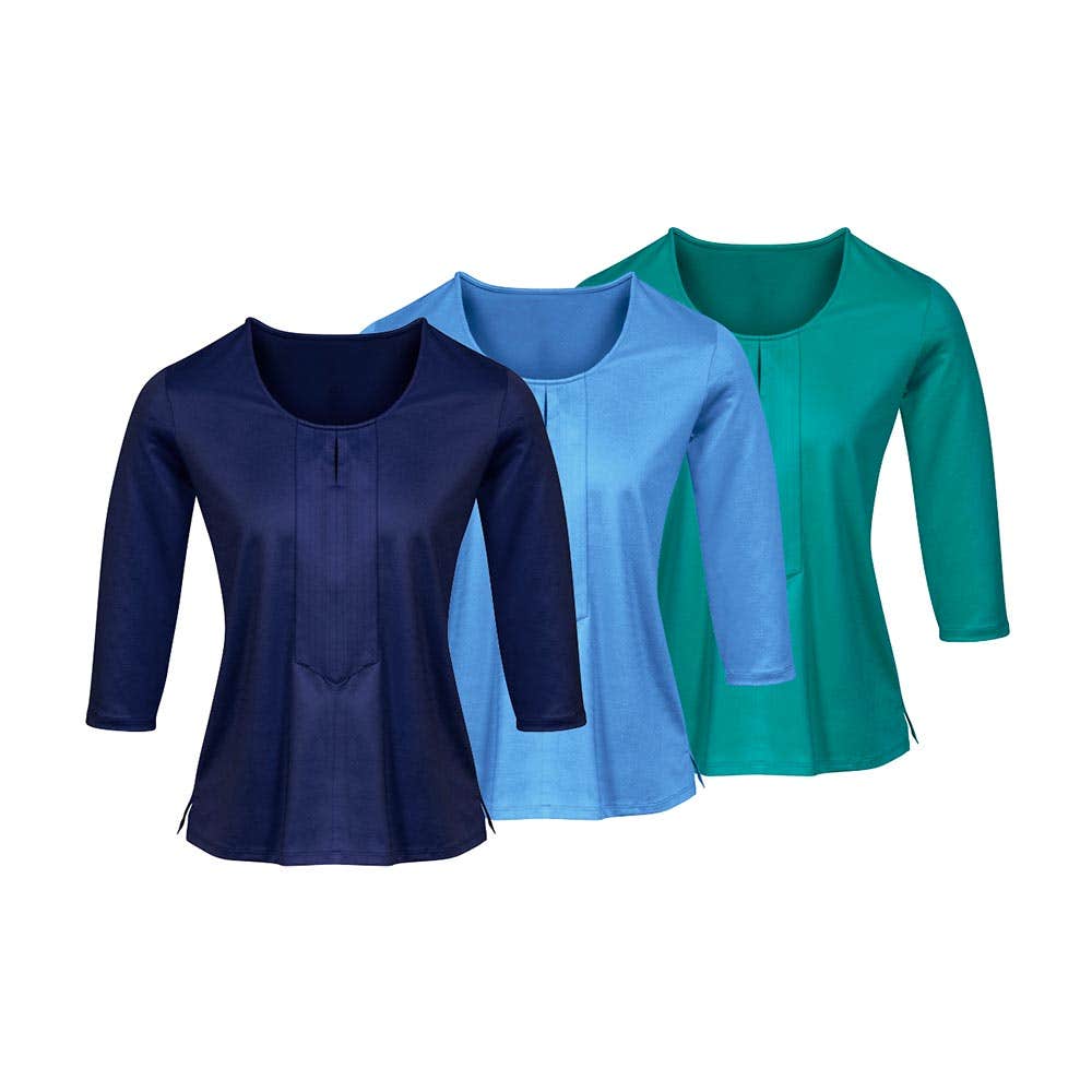 Advatex Abby Women's 3/4 Sleeve Shirt 215gsm BIZAC41511