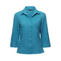 Shirt Ladies 2145 Ezylin 3/4 Sleeve Teal City Collection 10 Teal 2145-TEAL-10 40058314 2145-TEAL-10