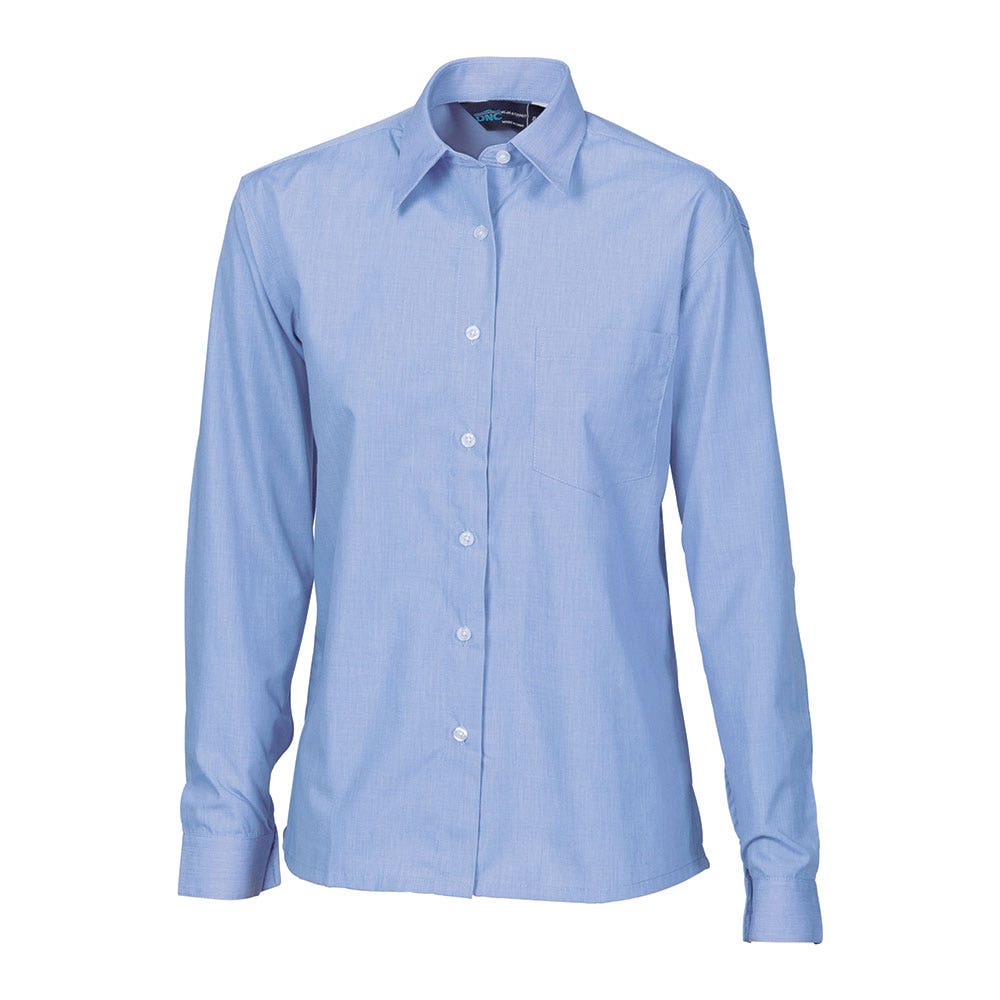 4212 Women's L/S Work Shirt 110gsm DNC4212