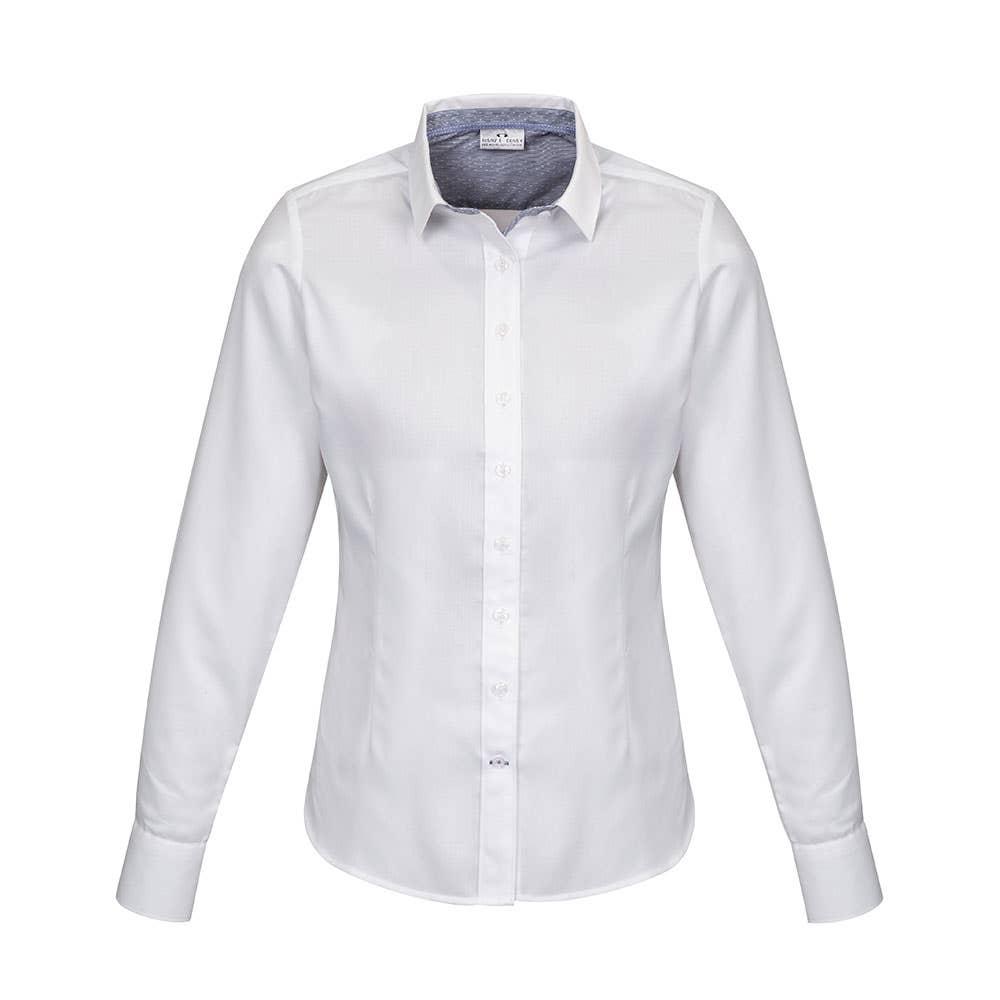 Shirt Womens Long Sleeve Herne Bay 41820 Biz Corporates BIZ41820