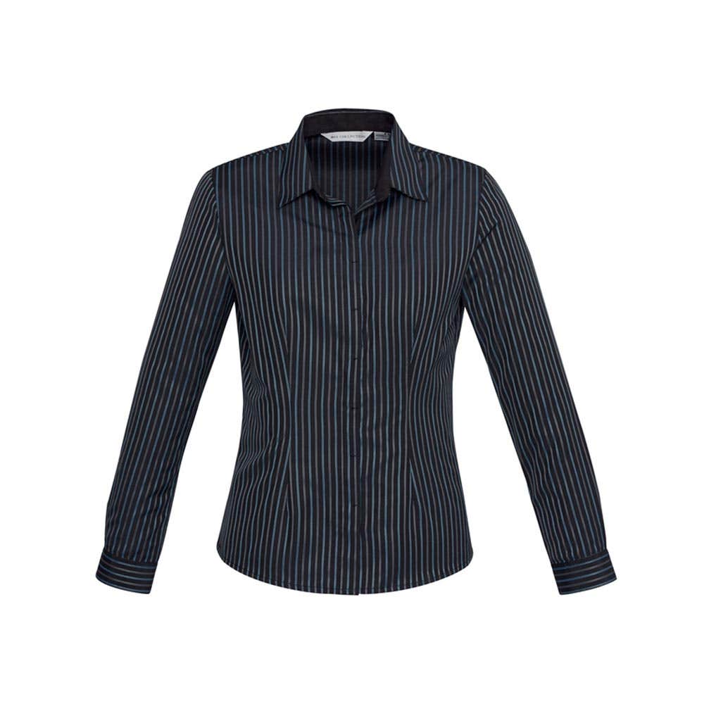 Reno Panel L/S Shirt Ladies Teal Blue - 14 36018721 S415LL-TEAL-14